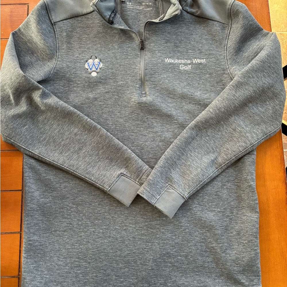 Under Armour Gray Quarter-Zip Sweatshirt